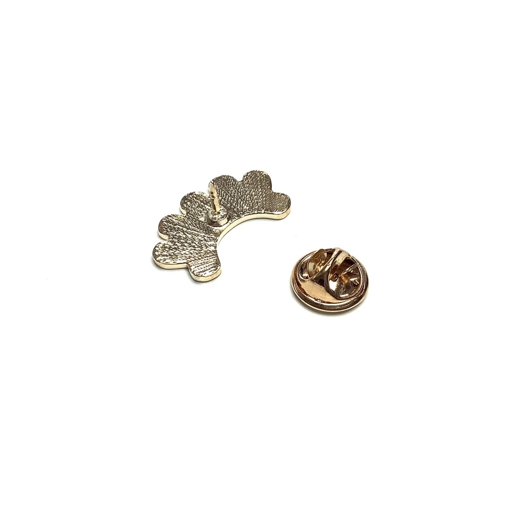 Eyelash Wink Enamel Pin Brooch - Picture 2 of 6